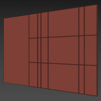 Headboard 3d Wall Panel 09 — Ver 3