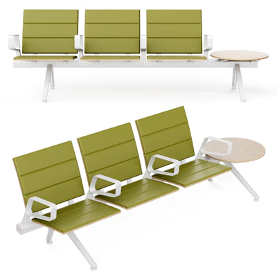 Poltrona Frau Flair Airport Seating System Green — Вид 1