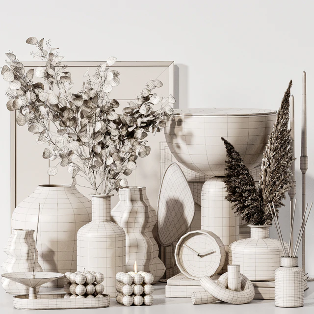 Decorative set 31 With eucalyptus Plants — Download