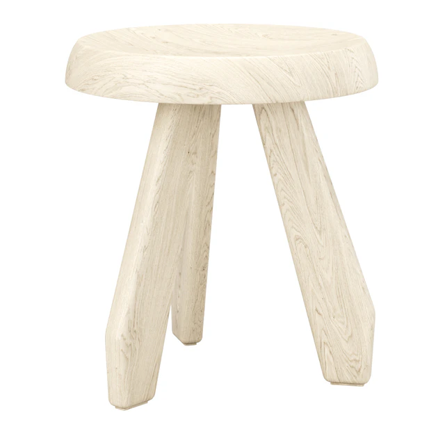 Tabouret Meribel by CASSINA / Round wooden stools — Descargar