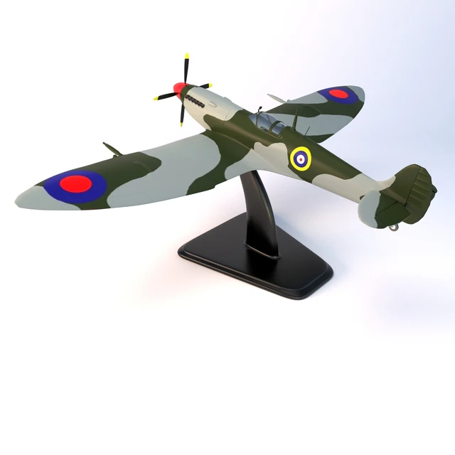 Aircraft on stand Spitfire MK 9 — Descargar