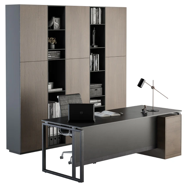 Office Furniture - Manager Set 21 — Descargar