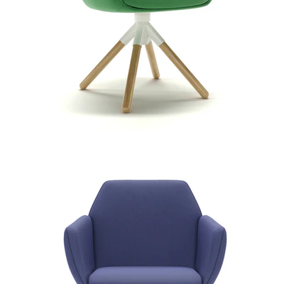 Office chair Haworth Poppy — Ver 3