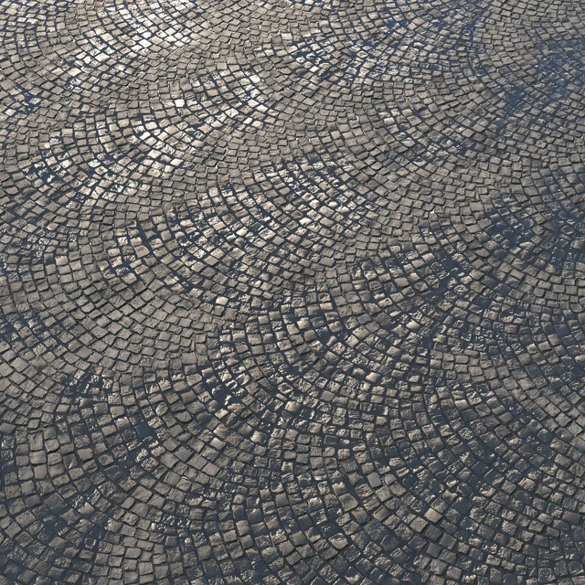 Material of wet radial paving 01 — Descargar