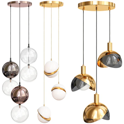 Exclusive Pendant Lights Set-14 — Ver 2