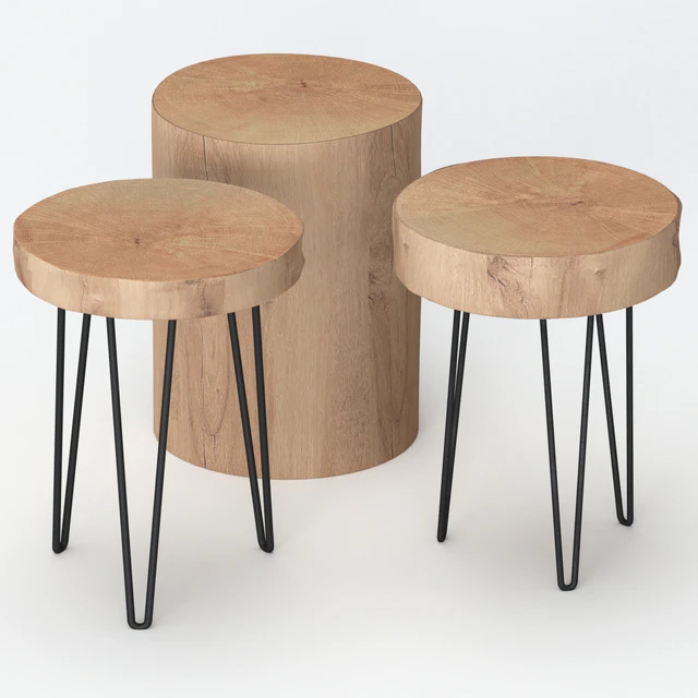 Coffee tables made of stumps — Descargar