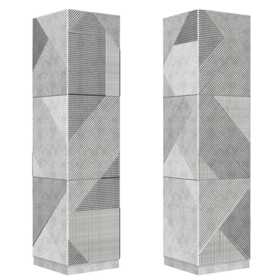 Column panels with STRIPES Emmemobili — Ver 1