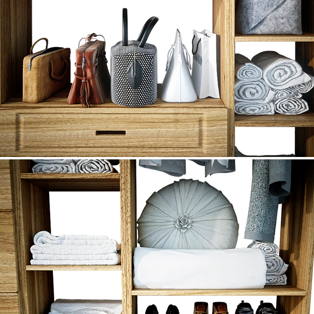 Open wardrobe with filling — Descargar