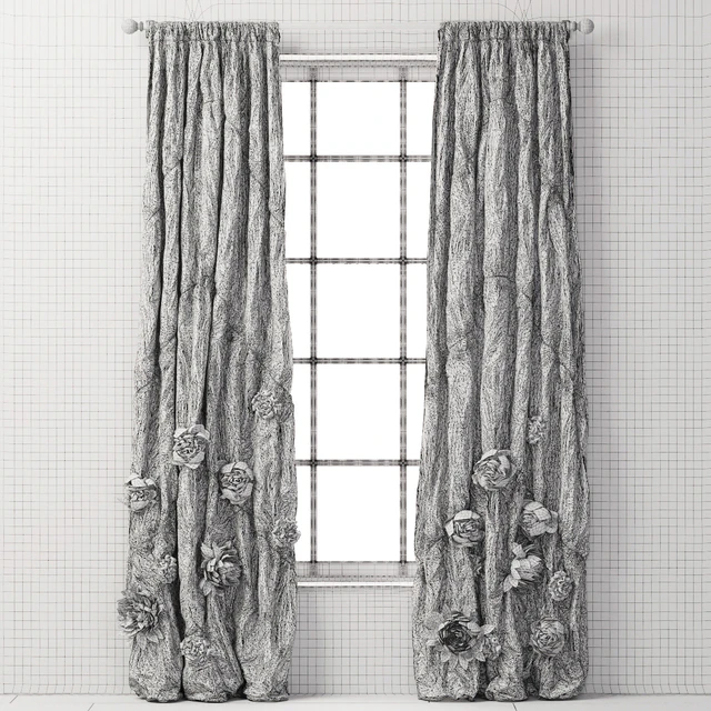 RH/ WASHED APPLIQUED FLEUR DRAPERY — Скачать