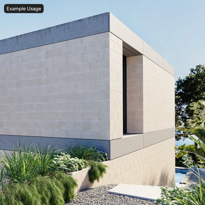 smooth running cinder concrete wall texture beige — View 4