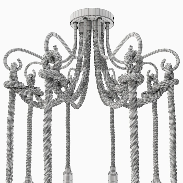 Chandelier Loft Rope Light White 8 — Descargar