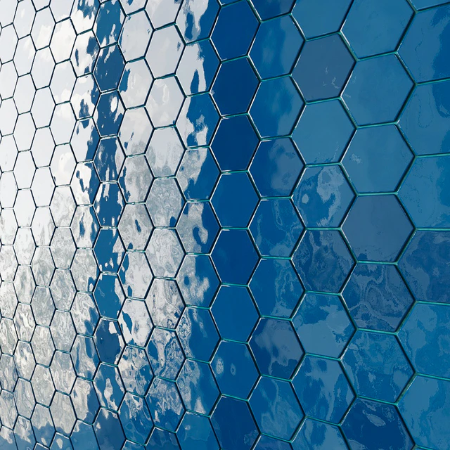 Art Deco Hexagon 5 types — Descargar