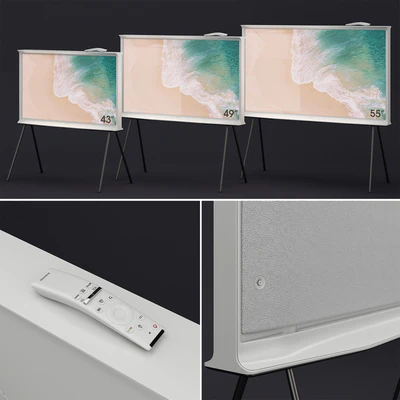 Samsung QLED The Serif TV white — Ver 2