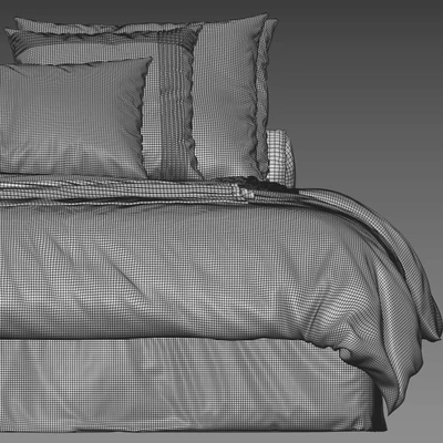 Bed scandinavian 02 — Вид 3
