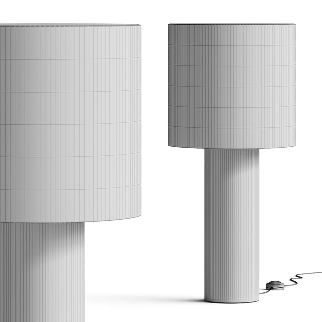 Ferm Living Post Floor Lamp Entire Lampshade — Download