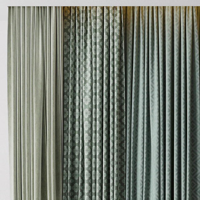 hadi curtain 57 collection green curtains — Descargar