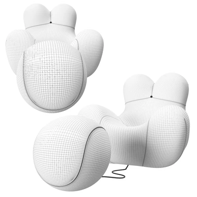 up 50 armchair B&B Italia Gaetano Pesce — Ver 3