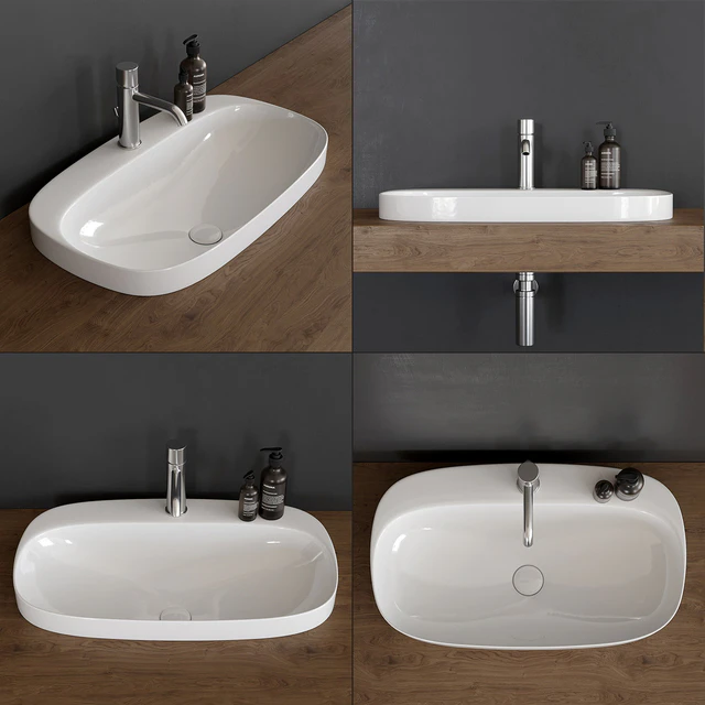 Умывальник Scarabeo Ceramiche Moon 5512 — Скачать
