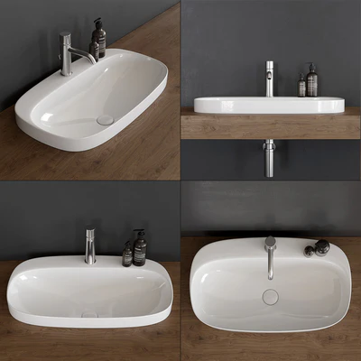 Умывальник Scarabeo Ceramiche Moon 5512 — Вид 1