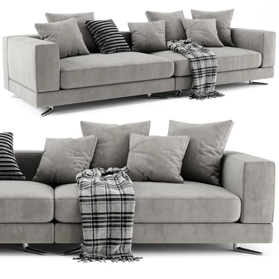 Minotti white sofa — Ver 1