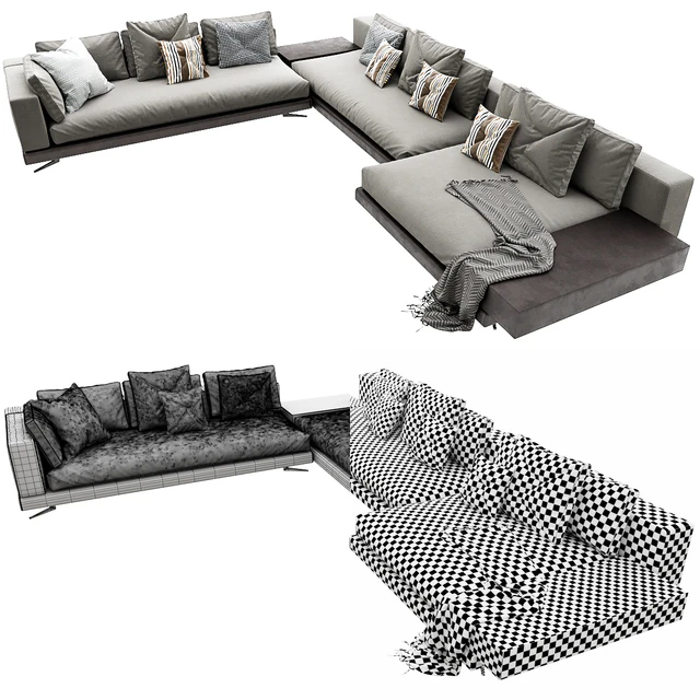 Minotti White Arrangement 07 — Descargar