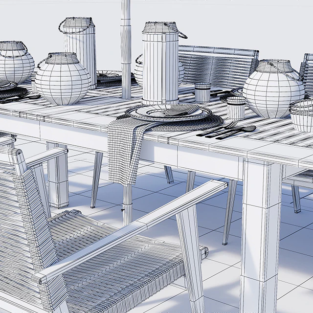 Outdoor furniture Palmer Rope — Скачать