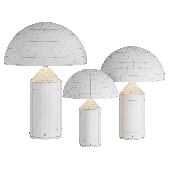 Atollo table lamp by Oluce — Descargar
