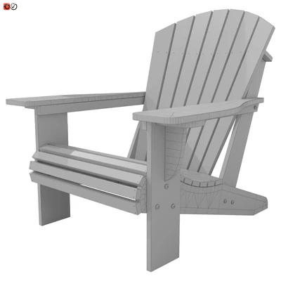 Wooden garden chair 04 — Ver 2