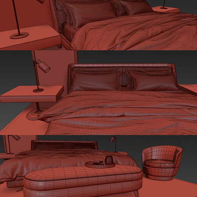 Spencer Bed - Minotti — Ver 2