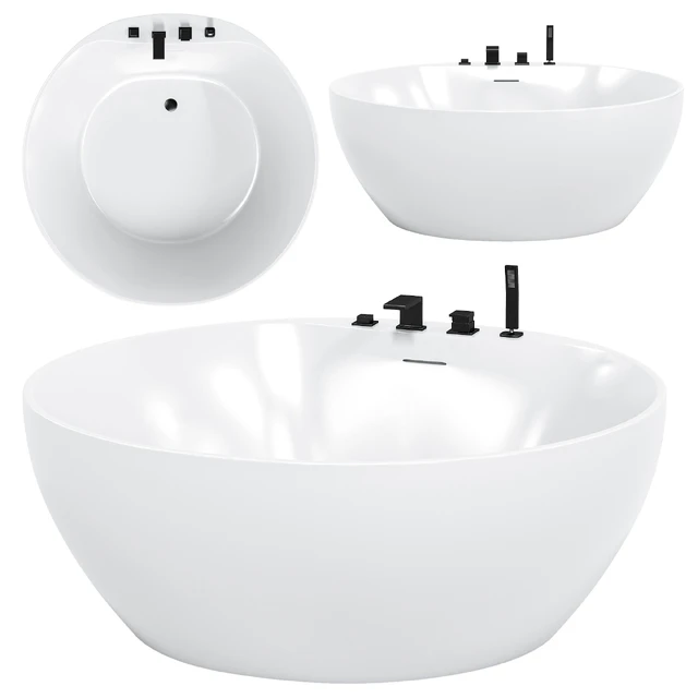 Acrylic bathtub ABBER AB9280 — Download