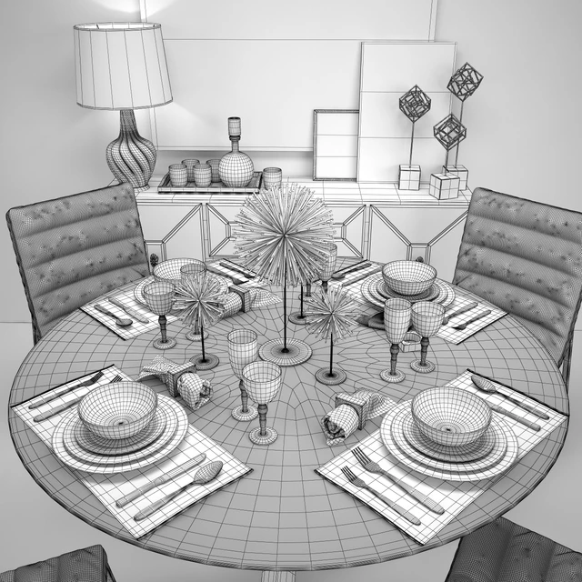 Costa Dining Table — Скачать