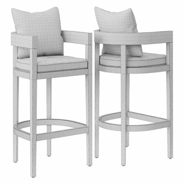 RH Balmain Barstool Outdoor — Descargar