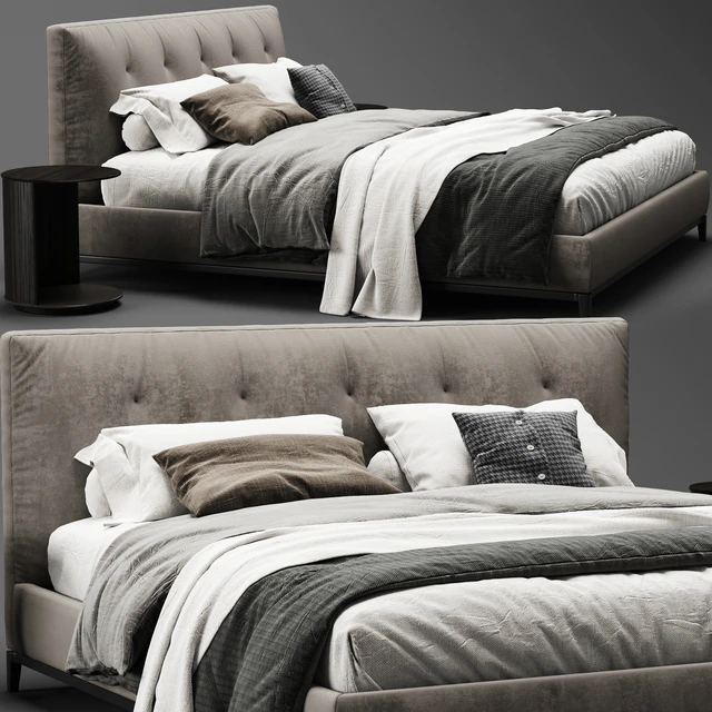 Minotti andersen quilt bed — Descargar