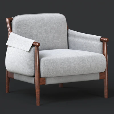 TIMES LOUNGE Fabric armchair — Вид 1