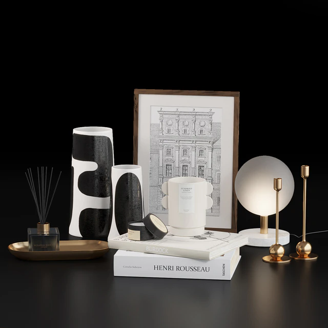 Decorative set H&M with Franca NYC Vases — Скачать
