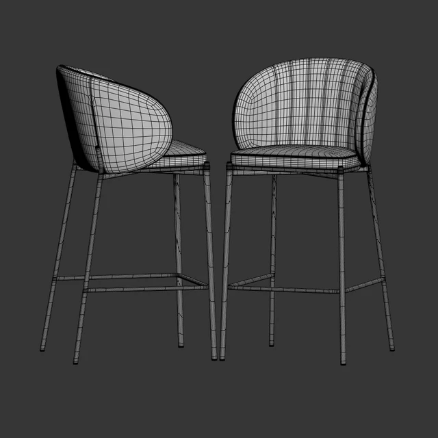 Bar stool Cruz Shell — Скачать