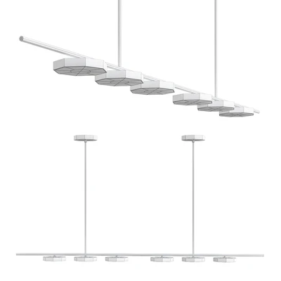 Linear chandelier — View 2