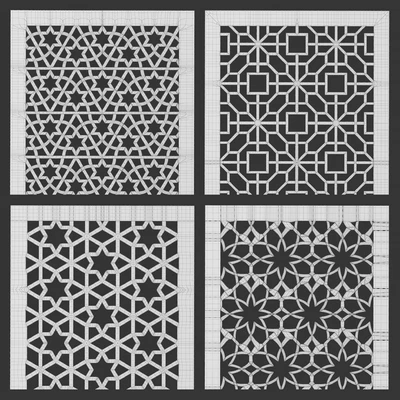 Set of decorative panels 15 — Ver 2