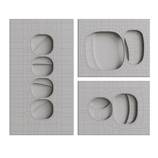 3DArt Relief3 in the style of spacialism — Descargar