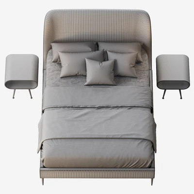 Lana upholstered bed — Ver 4