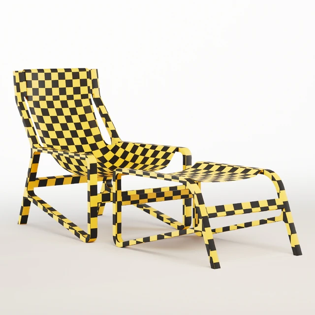 Toro Lounge Chair + Toro Ottoman — Descargar