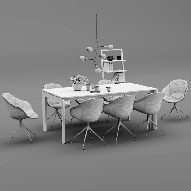 Boconcept Lyon Table & Adelaide Chair — Descargar