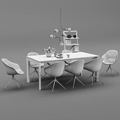 Boconcept Lyon Table & Adelaide Chair — Ver 3