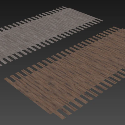 Parquet 12 (2 species, without the use of plug-ins) — Ver 2