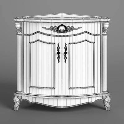 2650000 230 1 Carpenter Low corner cabinet 659x659x852 — Ver 3