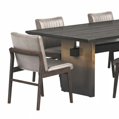 Alice Dining Chair & Brennan Dining Table by Four Hands — Ver 3