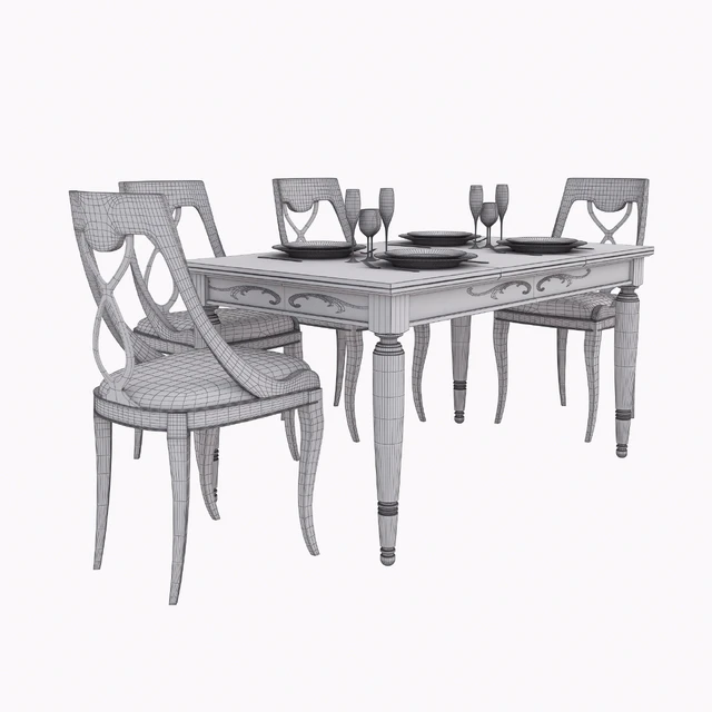 Table rectangular sliding Tempor Medici ED696 — Descargar