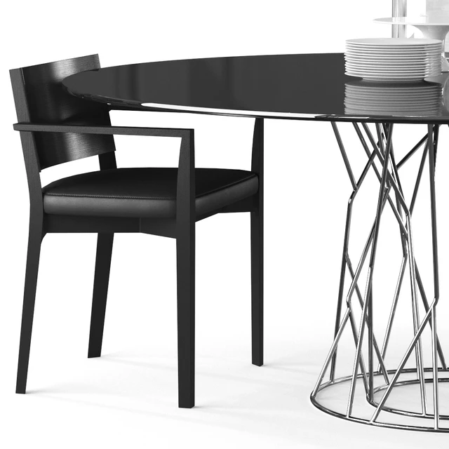 Porro Synapsis table and Como chair — Descargar