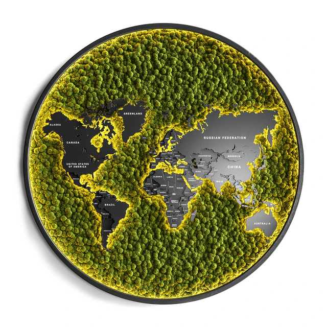 Vertical garden world map — Скачать