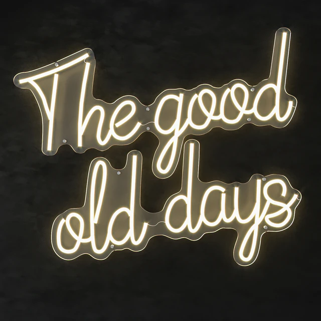LED text the good old days eichholtz — Скачать